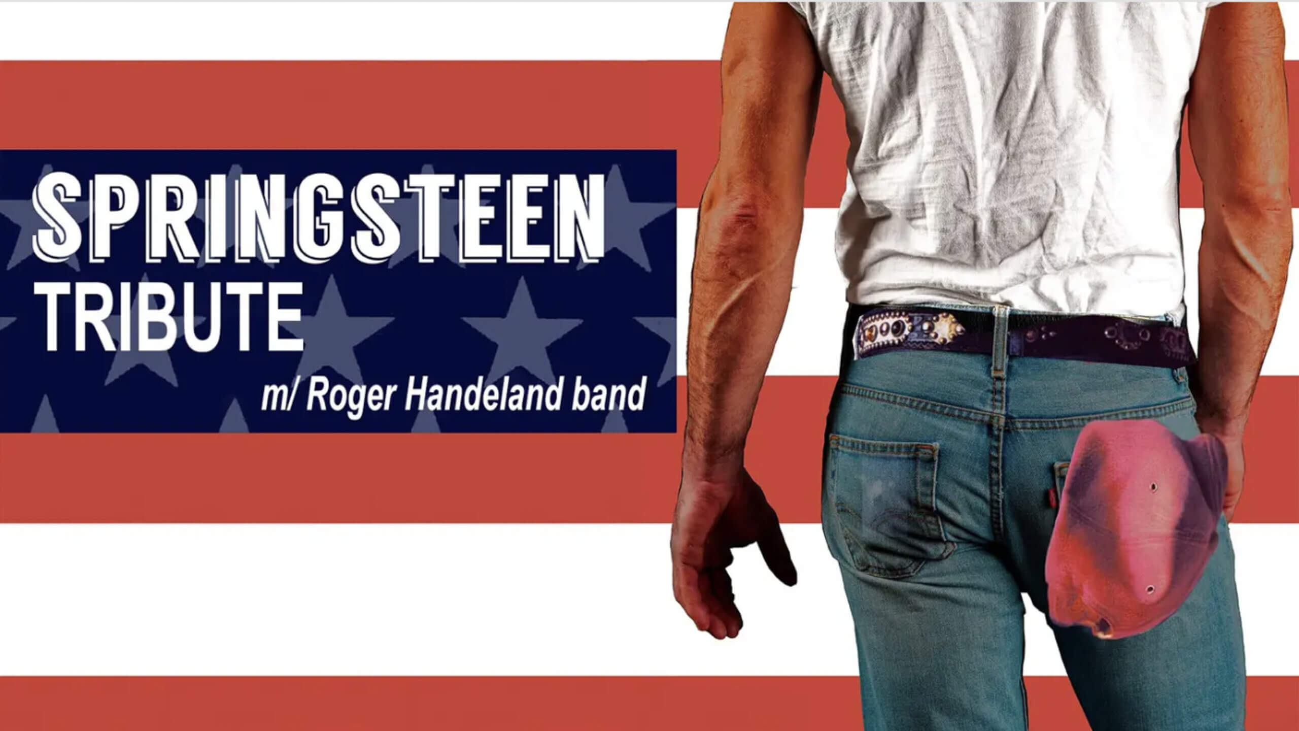 Plakat for Bruce Springsteen tribute band konsert